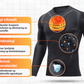 Far-infrarød magnetisk turmalin-undertrøye for herrer