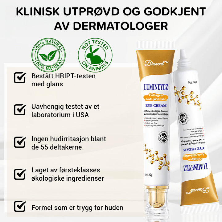 LuminEyez Kollagen anti-rynke øyekrem