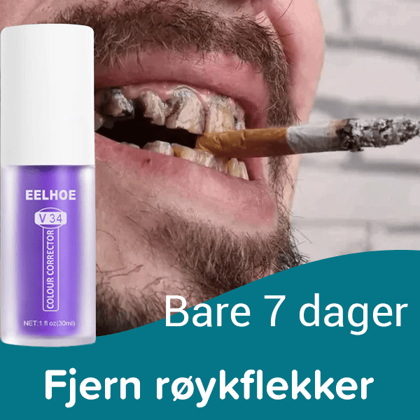 Ren Tannblekemousse På Urtebasis